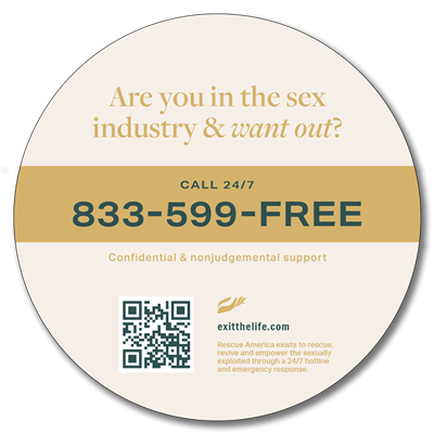 Round Stickers - Want Out?